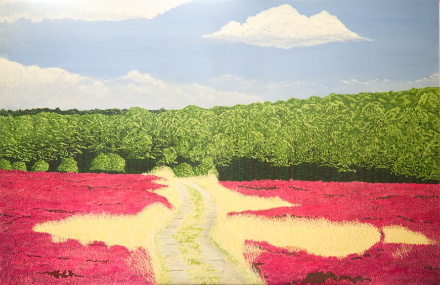 Zomer - acryl op canvas - 120 x 90 cm