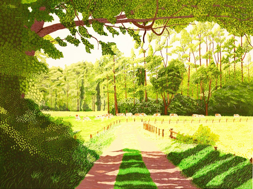 Lente - acryl op canvas -120 x 100 cm