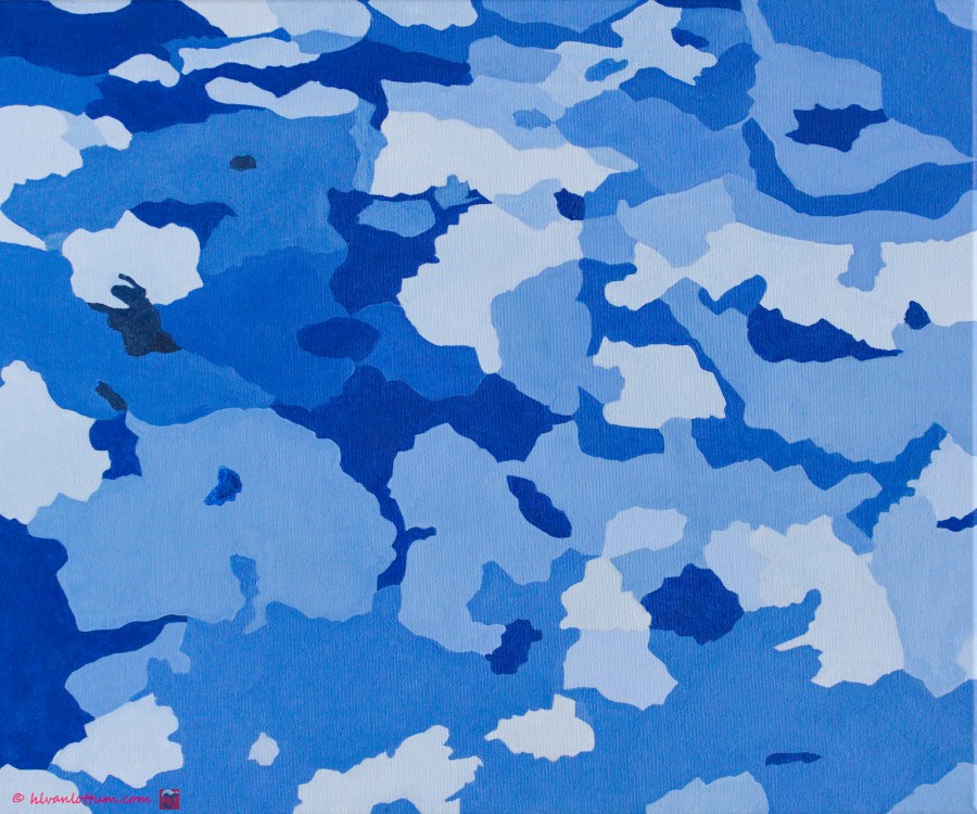 Plataan 2 - olie op canvas - 60 x 50 cm