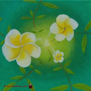 Vierkant 1 - olieverf op doek 20 x 20 cm