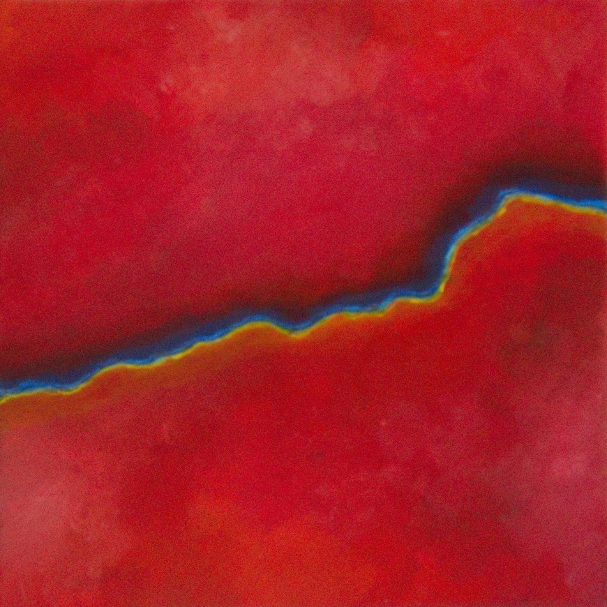 Rimpel 1 - acryl op canvas 20 x 20 cm