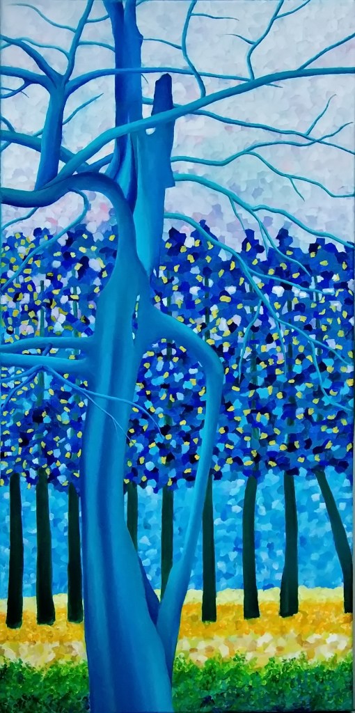 Levenskracht - olieverf op doek 60 x 120 cm